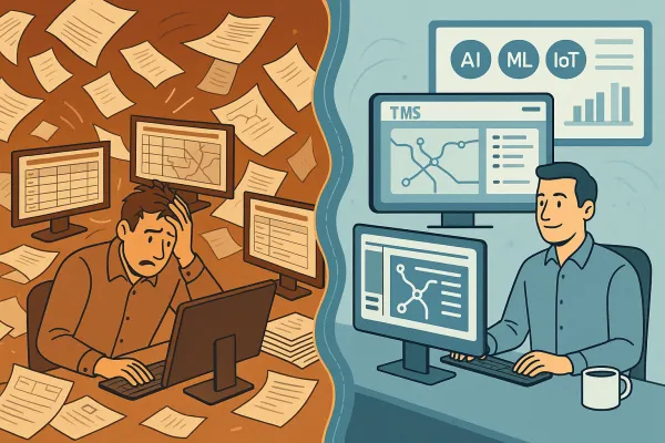 Plataformas de Transporte Inteligentes: Cómo la Consolidación de Sistemas TMS Fragmentados Está Revolucionando la Gestión Logística Empresarial en 2025