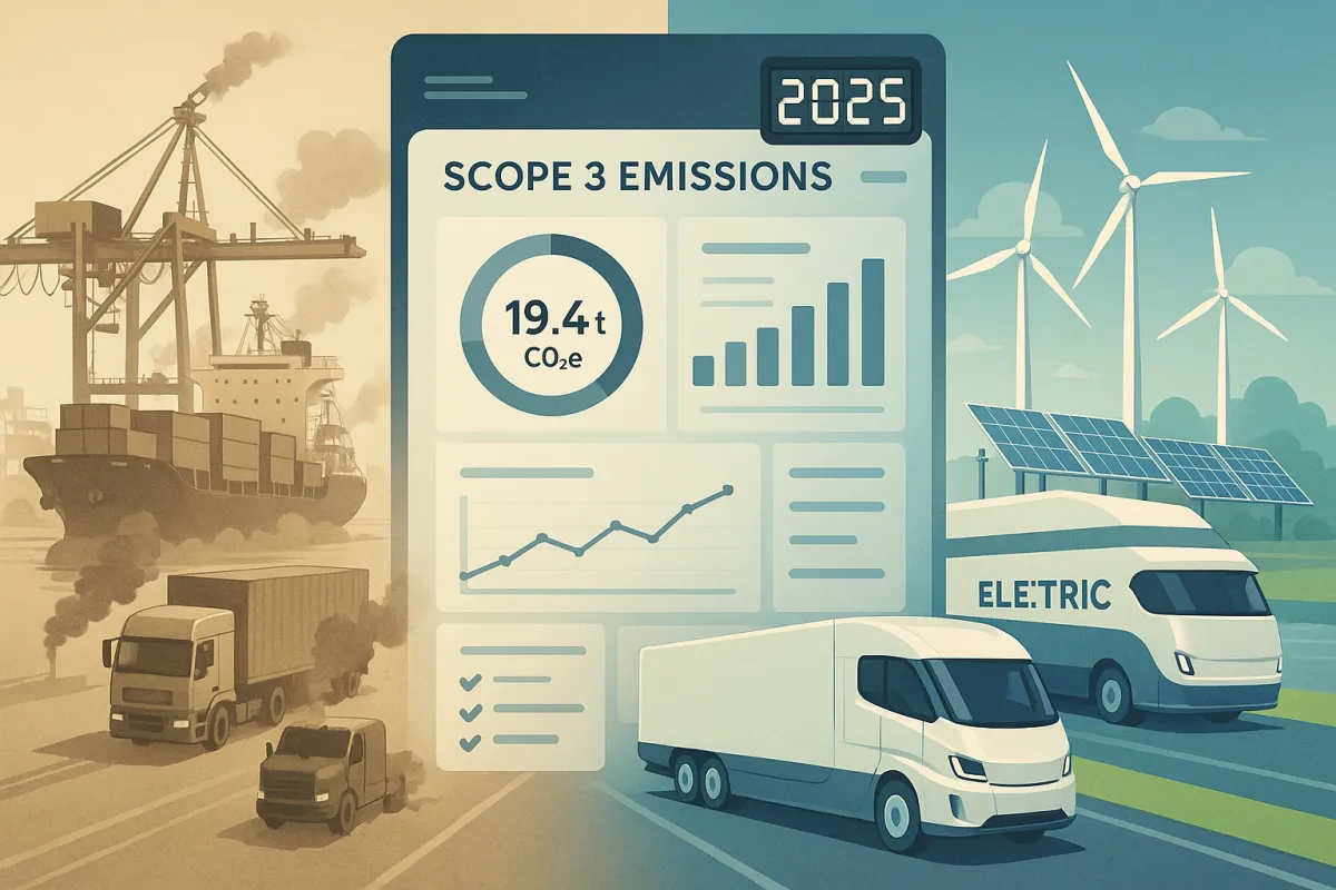 Emisiones Scope 3 en Transporte: Guía Práctica para Cumplir con la CSRD y Optimizar tu Reporte de Sostenibilidad en 2025