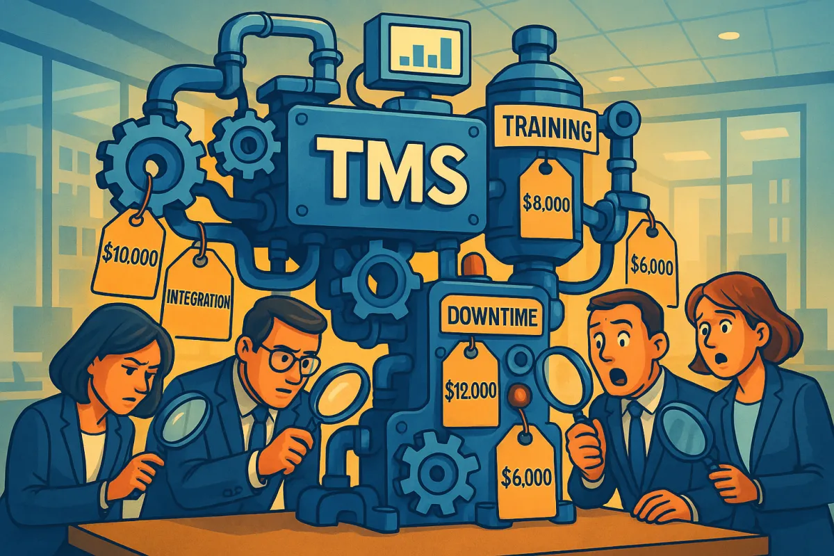 El Costo Oculto de los Sistemas TMS: Guía Completa del TCO Real para Evitar Sorpresas Presupuestarias de Hasta €500K en 2025