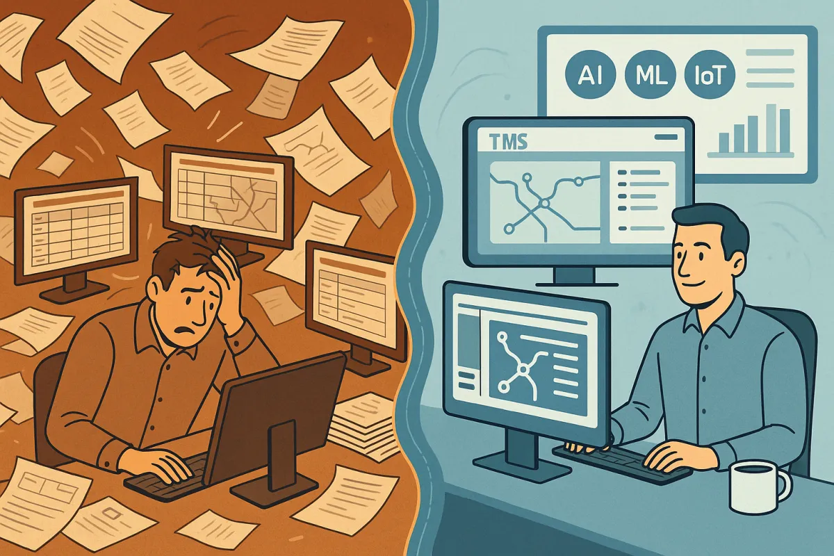 Plataformas de Transporte Inteligentes: Cómo la Consolidación de Sistemas TMS Fragmentados Está Revolucionando la Gestión Logística Empresarial en 2025
