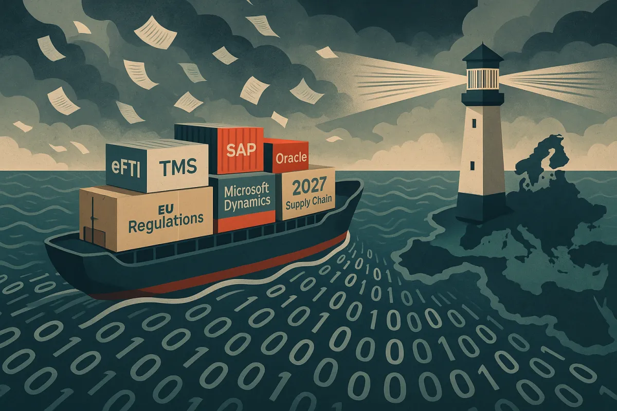 El Ultimátum eFTI de 2027: Cómo la Nueva Regulación Europea Está Forzando a Cargadores Españoles y Latinoamericanos a Repensar Completamente su Estrategia TMS o Enfrentar el Colapso de Operaciones Transfronterizas