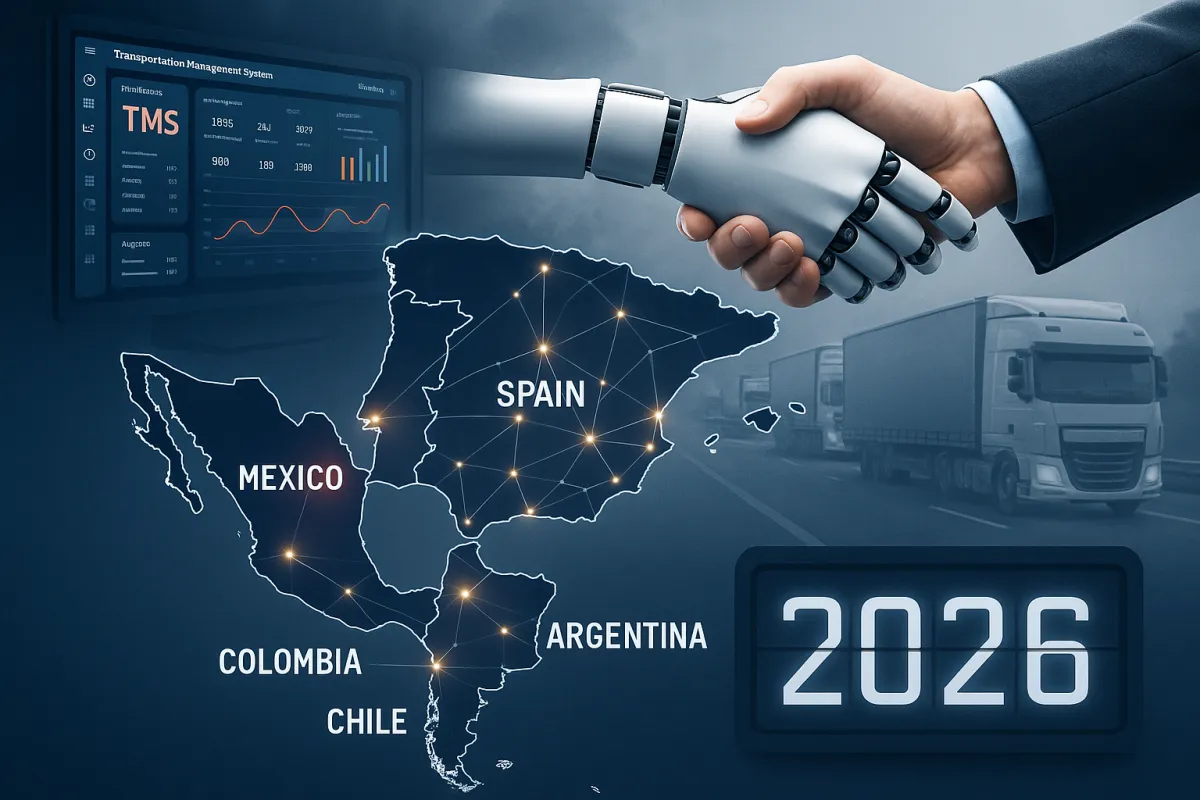 La Ventana Estratégica de 2026 para TMS: Cómo Cargadores Hispanos Pueden Aprovechar la Revolución de Agentes de IA y el Ultimátum eFTI para Multiplicar Eficiencia sin Comprometer Presupuestos en un Mercado de Consolidación Masiva