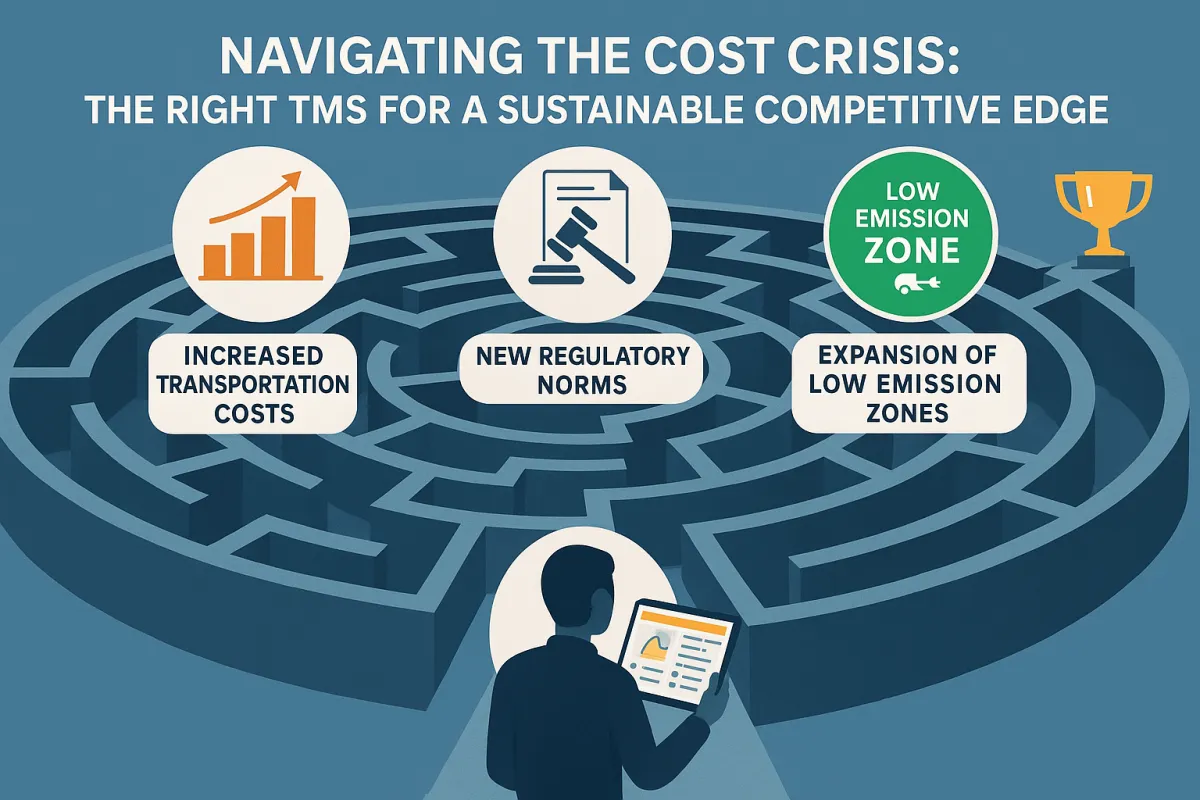 Crisis de Costes de Transporte 2026 en España: Cómo Elegir el TMS Correcto que Convierta la Presión Regulatoria y la Inflación del 8% en Ventaja Competitiva Sostenible