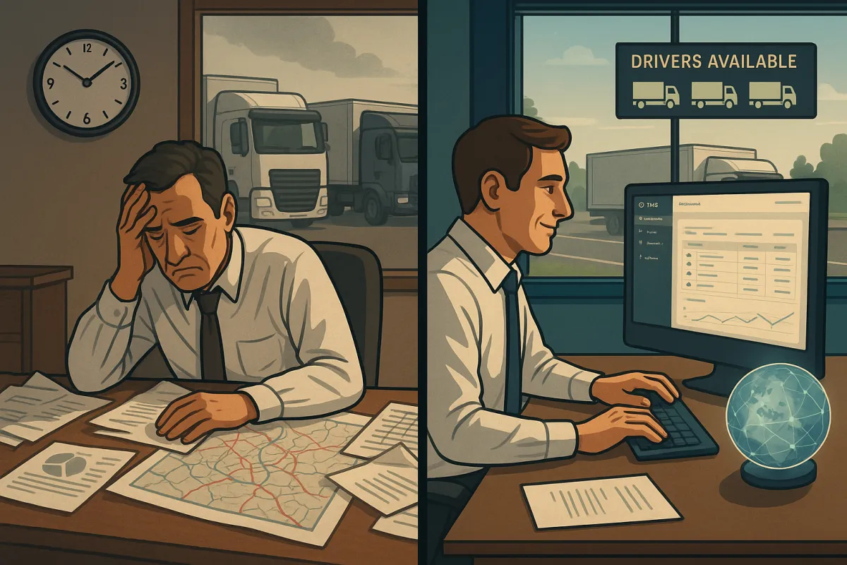 Marketplace TMS Integrado: Cómo Cargadores Hispanos Pueden Reducir Tiempo de Procurement 60-80% y Construir Resiliencia de Capacidad Ante la Crisis de Conductores Europea 2026 - Guía de Implementación Estratégica