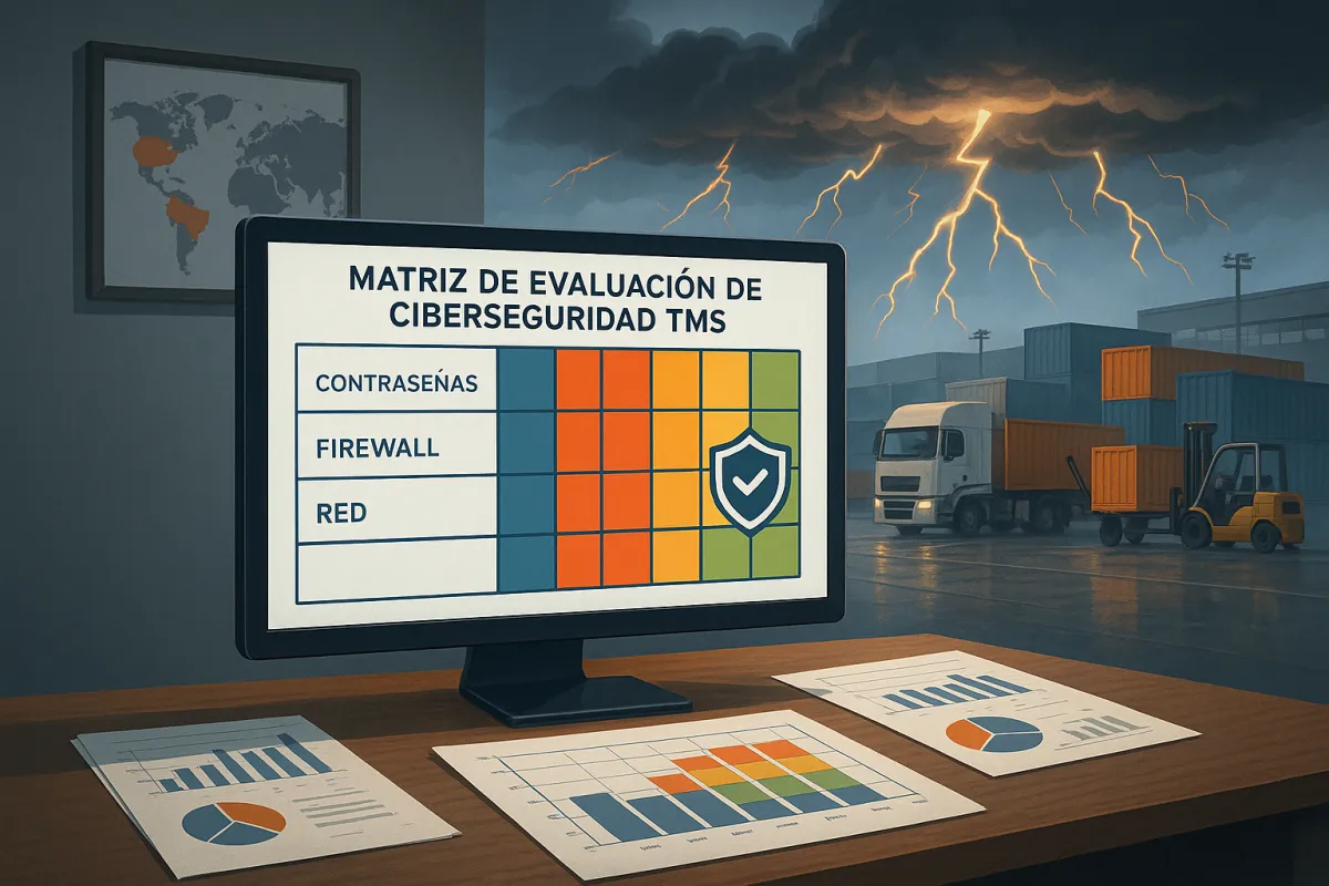 Matriz de Evaluación de Ciberseguridad TMS: Cómo Proteger tu Procurement de Transporte Ante la Consolidación de Proveedores y el Aumento del 136% en Ciberataques al Sector en 2026
