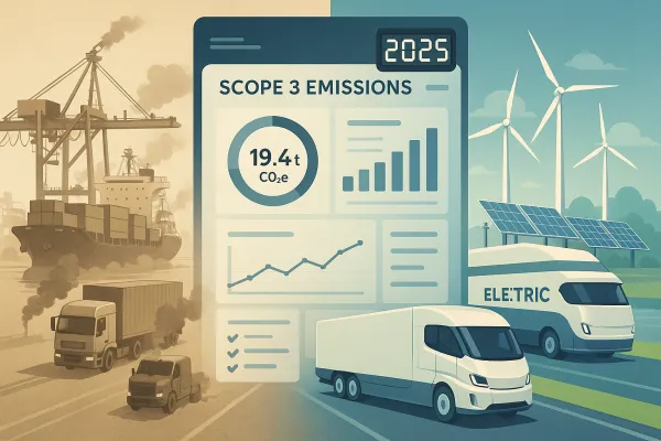 Emisiones Scope 3 en Transporte: Guía Práctica para Cumplir con la CSRD y Optimizar tu Reporte de Sostenibilidad en 2025