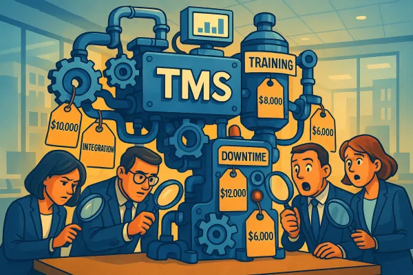 El Costo Oculto de los Sistemas TMS: Guía Completa del TCO Real para Evitar Sorpresas Presupuestarias de Hasta €500K en 2025