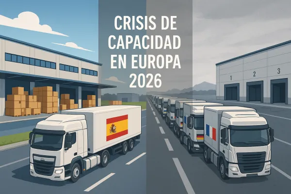 Crisis de Capacidad en Europa 2026: Guía Estratégica de Presupuesto de Transporte para Cargadores Hispanos Ante la Escasez de 400,000 Conductores y Aumentos de Tarifas de Dos Dígitos