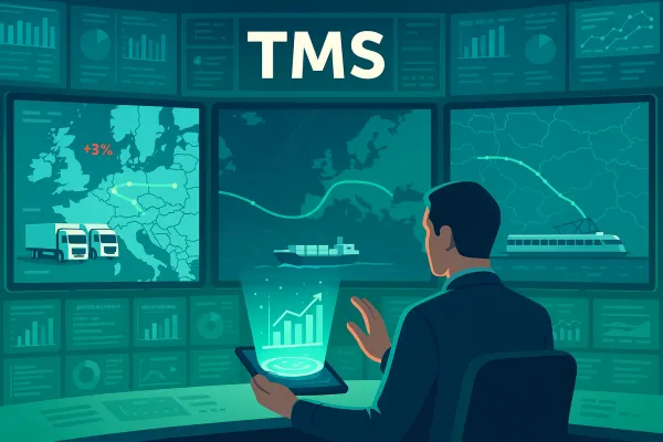 Sistemas TMS Multimodales 2026: Cómo Cargadores Hispanos Optimizan Costes Combinando Carretera, Ferrocarril y Marítimo Ante el Aumento del 3% de Tarifas Europeas - Estrategia de Procurement Inteligente