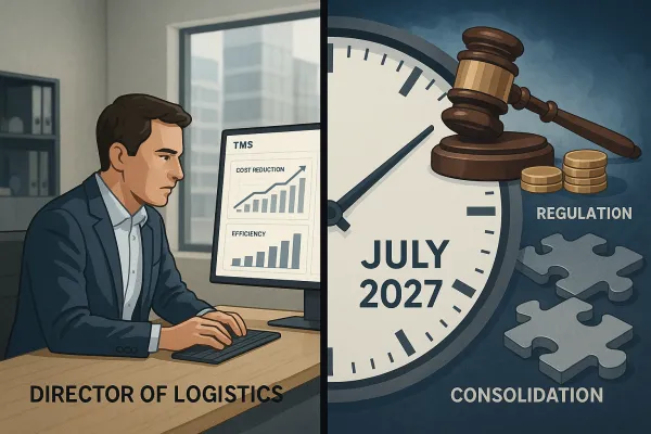 Procurement Estratégico de TMS con Inteligencia Artificial 2026: Cómo Aprovechar la Ventana de Oportunidad para Implementar Sistemas Antes de que la Consolidación de Proveedores y el Cumplimiento eFTI Obligatorio Revolucionen el Mercado Español