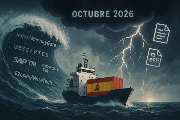 La Ventana Crítica de 90 Días: Cómo Cargadores Españoles Pueden Blindar su Procurement de TMS Antes de que la Consolidación Masiva y el eFTI Obligatorio de Octubre 2026 Eliminen sus Opciones Estratégicas